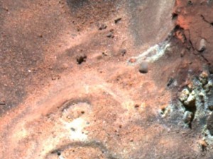 Robot en Marte encontró rasgos de agua en sus ruedas