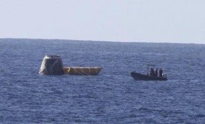 Dragon: La primera cápsula comercial que se recupera cae al Pacífico tras dos órbitas