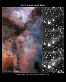 Observan el estallido de una estrella visto hace 170 años