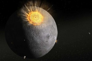 La Luna creció golpeada por asteroides y no por cometas como se pensaba