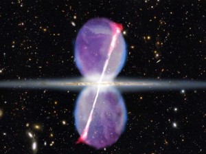 Los haces fantasma del centro de la Galaxia