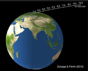 Astrónomos calcularon la Órbita del Meteorito que impactó en Rusia
