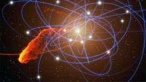 En Tiempo real: Un agujero negro a punto de tragarse una nube de gas