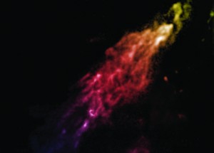 Una nube «acorazada» con materia oscura se dirige hacia nosotros a toda velocidad