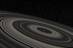 Planeta con Anillos 200 veces más grande que Saturno!