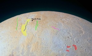 NASA publica impresionante imagen del polo norte de Plutón 