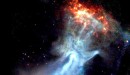 La mano de Dios en el espacio